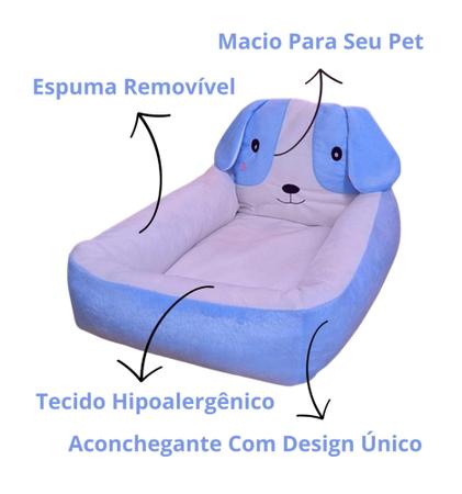 Caminha Cama Pet Com Cabeceira Para Cachorros Gatos GG - Lavi Baby Store Imagem de Caminha Cama Pet Com Cabeceira Para Cachorros Gatos GG - Lavi Baby Store