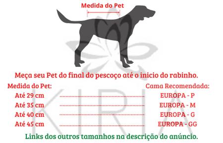 Imagem de Caminha para Cachorro Caminha Pet Europa Tamanho Pequeno