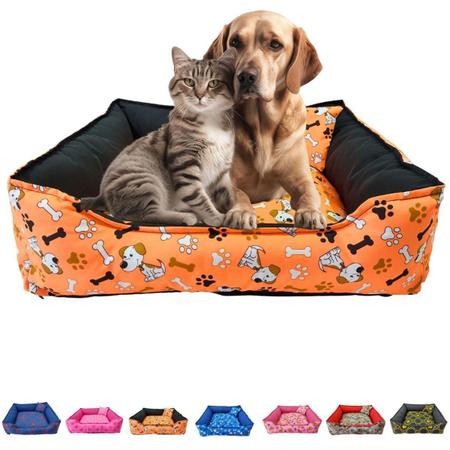 Imagem de Caminha Pet Quadrada Estampada 42x42x16 cm - Dog Cat Store