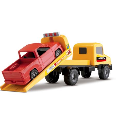 Caminhão Brinquedo Infantil Carga Strada Trucks - Silmar - Caminhões, Motos  e Ônibus de Brinquedo - Magazine Luiza