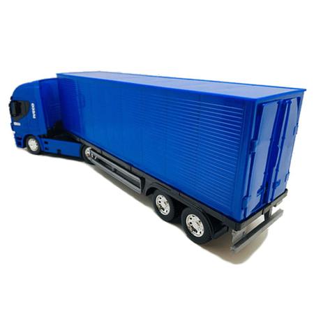 Caminhao Iveco Hiway Basculante Usual Brinquedos - Arara Azul