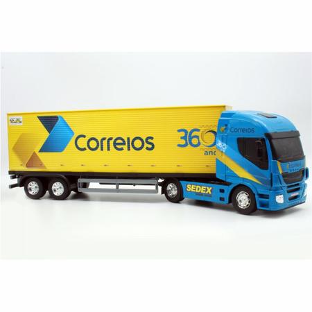 Caminhão Carreta Baú Correios Personalizado - 1 Unidade