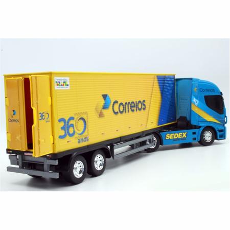 Caminhão Carreta Baú Correios Personalizado - 1 Unidade