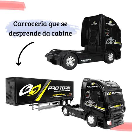 Caminhão Iveco Baú Pro Tork Miniatura - Usual Brinquedos 443