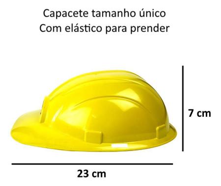 Imagem de Caminhão Betoneira Columbus Gigante 70Cm + Chapéu Construtor