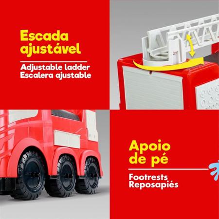 Caminhao Bombeiro Gigante Com Lanca Agua Roma