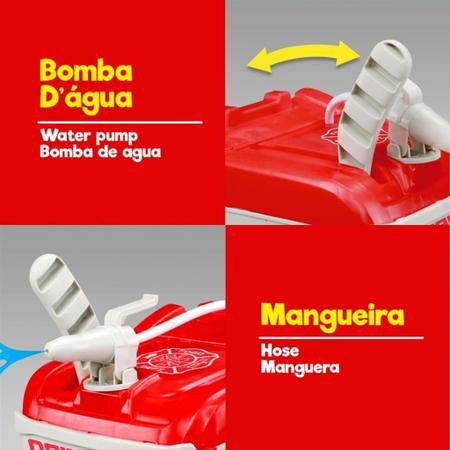 Caminhao Bombeiro Gigante Com Lanca Agua Roma