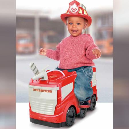 Caminhão Bombeiro Infantil Giant Gigante Com Lança Agua Roma no