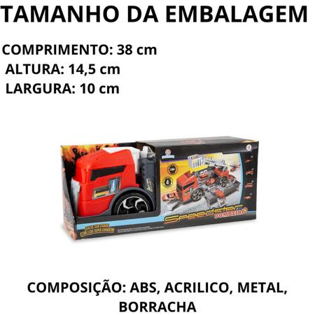 brinquedo Caminhão pista de brinquedos para carrinhos speedster bombeiro -  POLIBRINQ pk008