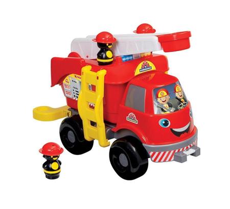 Imagem de Caminhao Bombeiros Grande Com Som Mercotoys