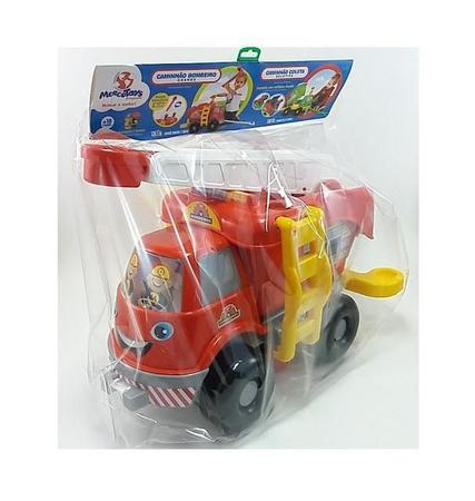 Caminhao Bombeiros Grande Com Som Mercotoys Imagem de Caminhao Bombeiros Grande Com Som Mercotoys