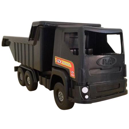 Caminhão Brinquedo Infantil Caminhãozinho Truck Preto - P.A