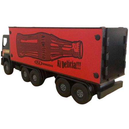 Carreta de brinquedo carroceria madeira grande 50cm caminhão - P&A -  Caminhões, Motos e Ônibus de Brinquedo - Magazine Luiza
