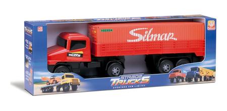 Imagem de Caminhão Brinquedo Infantil Carga Strada Trucks Brinquedos- Silmar