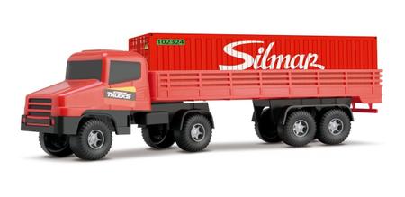 Imagem de Caminhão Brinquedo Infantil Carga Strada Trucks Brinquedos- Silmar