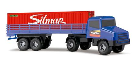 Imagem de Caminhão Brinquedo Infantil Carga Strada Trucks Brinquedos- Silmar