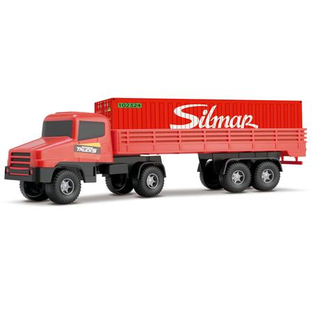 Caminhão Brinquedo Infantil Carga Strada Trucks - Silmar - Caminhões, Motos  e Ônibus de Brinquedo - Magazine Luiza