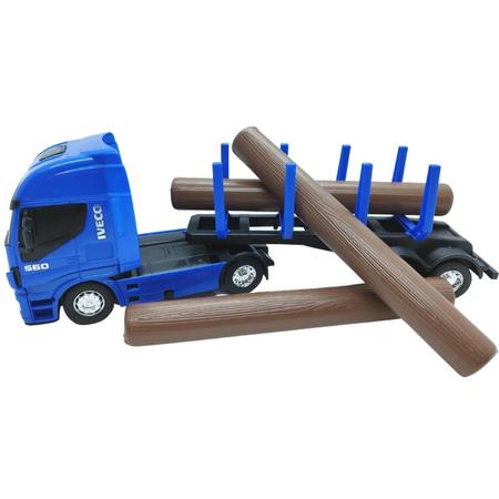 Caminhão Brinquedo Infantil Carga de Madeira Grande Iveco em Promoção na  Americanas