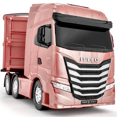 Caminhão de Brinquedo Replica do Iveco S-way Carreta Graneleiro