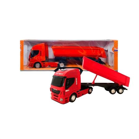 Caminhão Brinquedo Radical Iveco Hiway Basculante 40cm Sortidos em Promoção  na Americanas