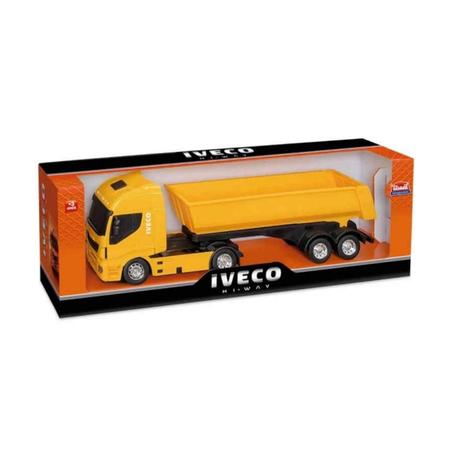 Caminhão Brinquedo Radical Iveco Hiway Basculante 40cm Sortidos em Promoção  na Americanas