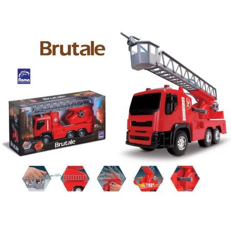 Caminhão de Bombeiro Infantil Carrinho de Brinquedo Resgate