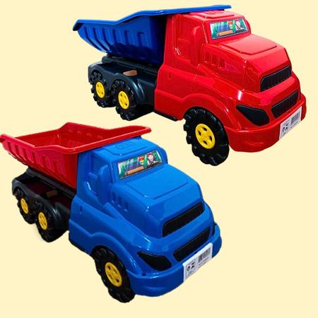 Caminhão De Brinquedo Infantil Basculante Caçamba Grande