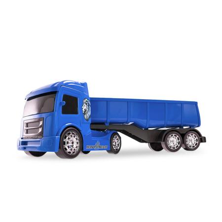 Caminhão De Brinquedo Caçamba Infantil Veículo Truck Grande Articulada Para  Crianças Com Pazinha Basculante Vermelho Azul Cores Sortidas Menino