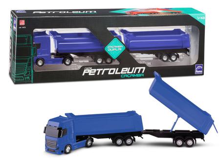 Caminhão Caçamba Carreta Bi Trem Petroleum Roma - Caminhões, Motos e Ônibus  de Brinquedo - Magazine Luiza