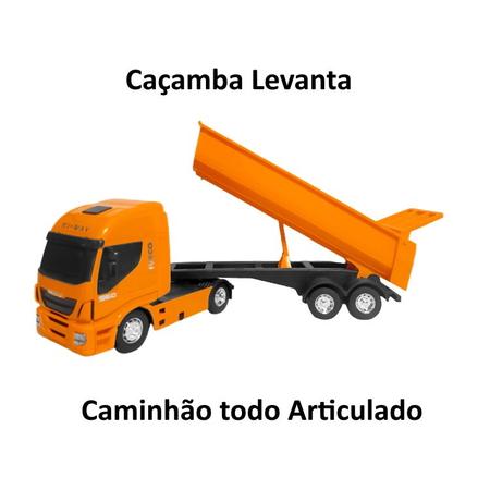 Caminhão de Areia Caçamba Brinquedo Iveco Realista 40cm - Usual Brinquedos  - Caminhões, Motos e Ônibus de Brinquedo - Magazine Luiza