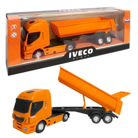 Caminhão de Areia Caçamba Brinquedo Iveco Realista 40cm - Usual Brinquedos  - Caminhões, Motos e Ônibus de Brinquedo - Magazine Luiza