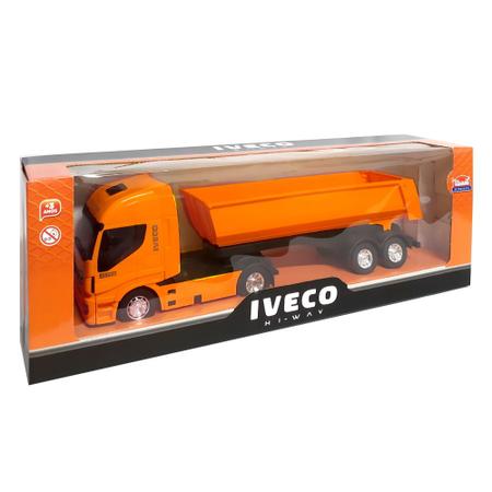 Caminhão de Areia Caçamba Brinquedo Iveco Realista 40cm - Usual Brinquedos  - Caminhões, Motos e Ônibus de Brinquedo - Magazine Luiza