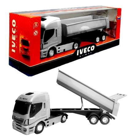 Caminhão de Areia Caçamba Brinquedo Iveco Realista 40cm - Usual Brinquedos  - Caminhões, Motos e Ônibus de Brinquedo - Magazine Luiza