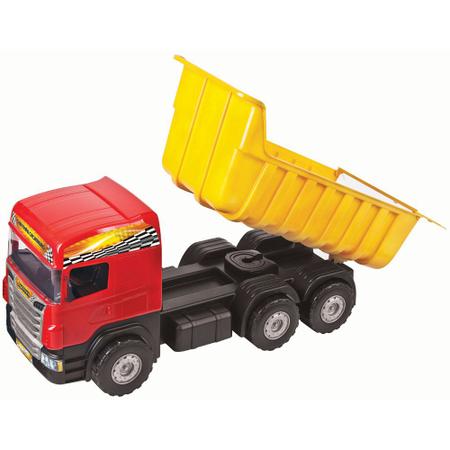 Imagem de Caminhão Caçamba Infantil De Brinquedo Grande Gigante De Plástico Reforçado