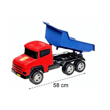 Caminhão Caçamba Infantil Grande Super Truck 0790 - Adijomar - Pink  Brinquedos
