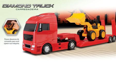 DIMOND TRUCK CAMINHÃO CARREGADEIRA ROMA BRINQUEDOS