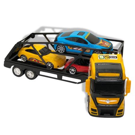 Brinquedo Caminhão Cegonheira Grande Carreta Carros - Bs Toys - Caminhões,  Motos e Ônibus de Brinquedo - Magazine Luiza