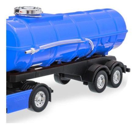 Carreta de Brinquedo Caminhão de Água Articulada Roda Livre de 41cm Iveco