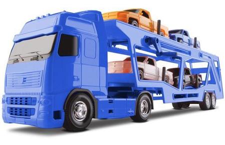Carrinho Caminhão de Madeira Grande Desenho Azul 9 Eixos Brinquedo Infantil  - RJ - Caminhões, Motos e Ônibus de Brinquedo - Magazine Luiza