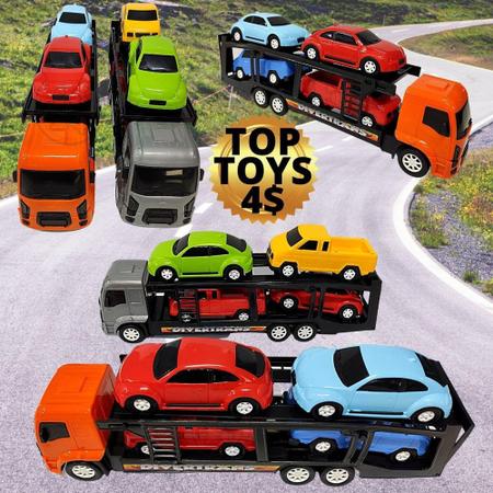 Carreta cegonheira grande - P.A brinquedos - Caminhões, Motos e Ônibus de  Brinquedo - Magazine Luiza