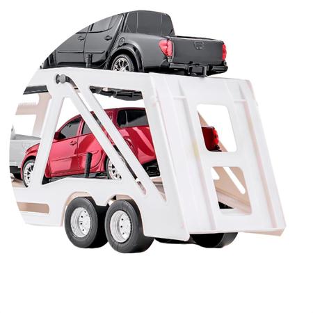 Brinquedo Caminhão Cegonheira Carreta Com 4 Carrinhos - Bs Toys em Promoção  na Americanas