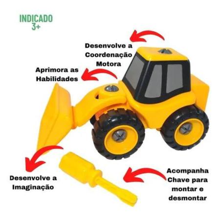 Imagem de Caminhão Construção Monta Desmonta Carregadeira Ferramenta