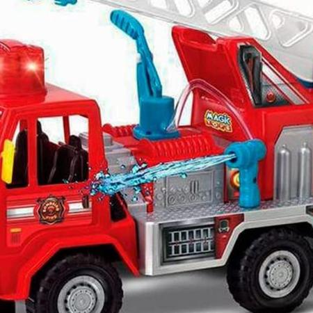 Brinquedo Caminhão De Bombeiro Fire Magic Toys 5042