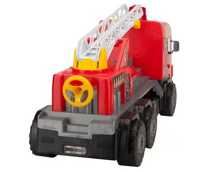 Caminhão de Bombeiros Com luz e Som Escada Sobe Gira 1:16 Brinquedo  Infantil Shiny Toys 000435 : : Brinquedos e Jogos