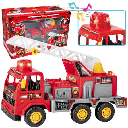 Caminhão Super Bombeiro Brinquedo Grande - Magic Toys - Caminhões, Motos e  Ônibus de Brinquedo - Magazine Luiza