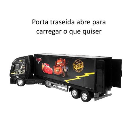 Brinquedo caminhão, cavalo de metal - capo abre - 7,5cm de comprimento;  4,5cm de altura, carroceria de plástico 20cm de comprimento , incompleto da Coca  Cola R$ 25,00 - Taffy Shop