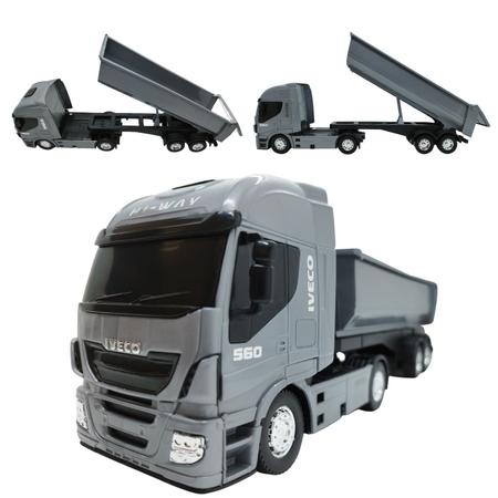 Caminhão iveco hi-way graneleiro carreta brinquedo gigante 54cm sortido -  USUAL - Caminhões, Motos e Ônibus de Brinquedo - Magazine Luiza