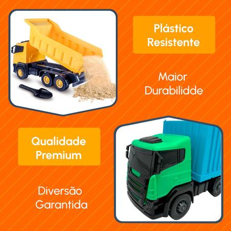 Caminhao de brinquedo grande truck k-samba com rodas