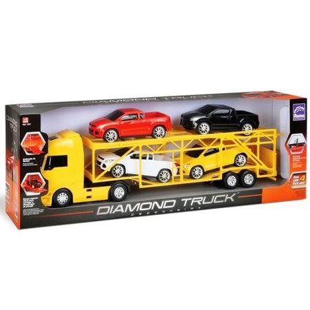 Caminhao De Brinquedo Truck Cegonha Com 4 Carrinhos Lider em Promoção na  Americanas