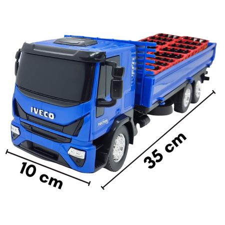 Caminhão Iveco Tector Dropside - Brinquedo réplica miniaturizada